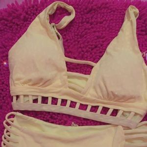 Small size bikini brand new neon green